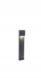 LUTEC LED-es kerti oszlop lutec gemini 7104001118 szürke (LUTEC7104001118)