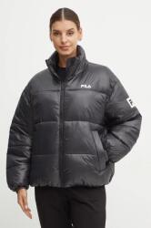 Fila rövid kabát Lepe női, fekete, téli, oversize, FAW0904 - fekete L