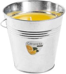 Strend Pro Lumanare citronella în găleată metalică 15x15 cm 510 g (2170296) (2170296)