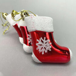 Șosete Crăciun ornament brad 4buc/set (8460)