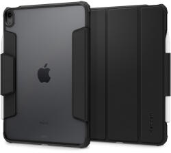 Apple iPad Air (2020 / 2022) / iPad Air 11 (2024 / 2025), mappa tok, közepesen ütésálló, levehető előlap, Apple Pencil tartóval, Smart Case, Spigen AirSkin Pro, fekete