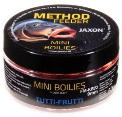 JAXON mini boilies method feeder tutti-fruti 50g 9mm horog bojli (FM-KB23) - nextfish