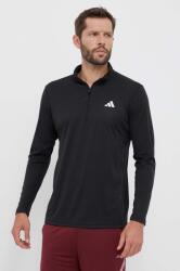 Adidas edzős pulóver Training Essentials fekete, nyomott mintás - fekete XL