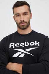 Reebok felső fekete, férfi, nyomott mintás - fekete S - answear - 14 990 Ft