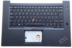 Lenovo ThinkPad P1 Extreme Gen 1 X1 series háttérvilágítással (backlit) fekete burkolattal (topcase) fekete magyar (HU) laptop/notebook billentyűzet gyári
