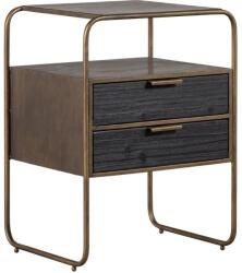 WOOOD Polemo sárgaréz fém éjjeliszekrény 45 x 38 cm (801188-B)