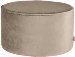 WOOOD Bézs színű, bársony puff Norma 60 cm (350410-KG)