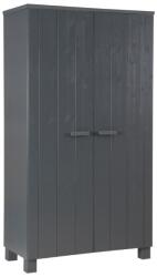 WOOOD Koben sötétszürke fa szekrény 202 x 111 cm (365556-GBS)