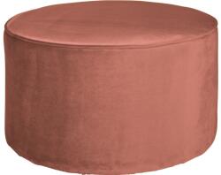 WOOOD Norma rózsaszín bársony puff 60 cm (350410-31)