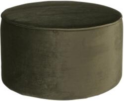 WOOOD Vadászzöld bársony puff Norma 60 cm (350410-156)