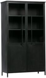 WOOOD Fekete fém vitrin Merrick 170 x 99 cm (800012-Z)