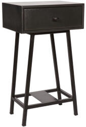 WOOOD Fekete mangó éjjeliszekrény Trax 30 x 45 cm (375940-B)