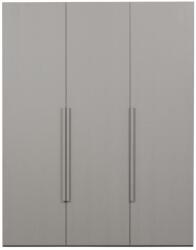 WOOOD Renda világosszürke dió gardrób 210 x 165 cm (379569-G)