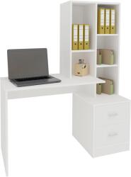 haaus Birou Kobe, 2 Sertare, 3 Rafturi, Alb, 117 x 50 x 143 cm (925529)