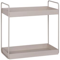 Nordic Living Bézs fém állópolc Rabano 30 x 15 cm (4201050)