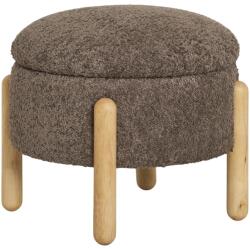 Nordic Living Barna bouclé Meda puff 45 cm (1501230)