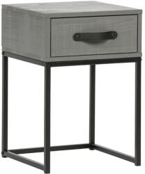 WOOOD Neville szürke fenyő éjjeliszekrény (373393-L)