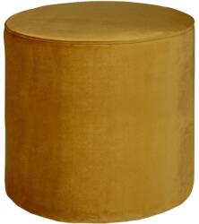 WOOOD Okker sárga bársony puff - Norma 46 cm (350409-132)