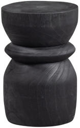 WOOOD Fekete fa Brandan zsámoly 40 cm (377152-Z)