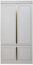 WOOOD Szürke fenyő gardrób Zinena 215x110 cm (800891-M)