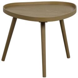 WOOOD Barna lakkozott dohányzóasztal Pio 61 x 50 cm (379596-S)