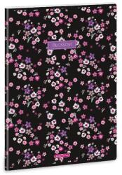 Ars Una Füzet vonalas ARS UNA A/4 40 lapos Extra kapcsos Pearl Blossom Black (53113771) - robbitairodaszer