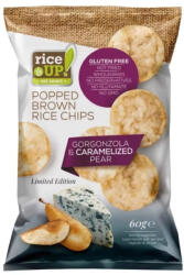 RiceUP! Chips Gorgonzola Sajtos ízű 60g