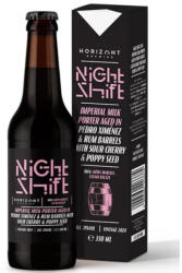  Night Shift Vintage 2024 / Imperial Milk Porter Pedro Ximénez & rum hordóban érlelve meggyel és mákkal 11% 0, 33l