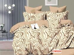 East Comfort Lenjerii de pat dublu din finet cu 6 piese Cod CM320 Lenjerie de pat