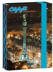 Ars Una Füzetbox ARS UNA A/5 City light-Barcelona (50864416) - papir-bolt