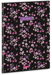 Ars Una Füzet sima ARS UNA A/4 40 lapos Extra kapcsos Pearl Blossom Black (53803771) - papir-bolt