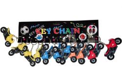  Kulcstartó motor figurák gumiból 1 db 063117 (K23-013)