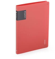 KARTON P+P Műanyag gyűrűskönyv A/4, 4 gyűrűs, VERDE, téglaszínű (KPP-2-856) - mesescuccok