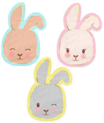 PartyPal Szalvéta 33x33cm 10db Nyuszi, Húsvét (LUFI615763)