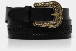 Hoss Intropia bőr öv fekete, női, 5028295 - fekete M/L