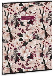 Ars Una Füzet ARS UNA A/4 40 lapos Extra kapcsos sima Flowery Pink (01_04184)