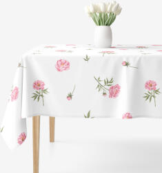 Goldea față de masă 100% bumbac - bujori 100 x 100 cm Fata de masa