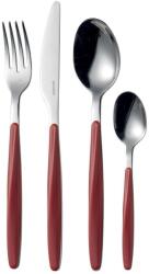 Guzzini 6 személyes evőeszközkészlet My Fusion 24-pack - burgundia Univerzális méret