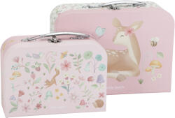 Little Dutch Valiza decorativa - set 2 bucati - Fairy Garden - Little Dutch Decoratiune camera copii