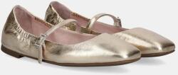 Answear Lab bőr balerina cipő sárga - arany Női 38 - answear - 23 990 Ft