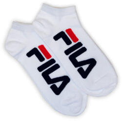 Fila unisex feliratos titokzokni - 2 pár/csomag - pamut titokzokni - fehér - 39-42 (EvF9199_feher_39-42)