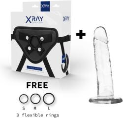 X-Ray Clear Strap-On X-ray Clear Cock 18 cm