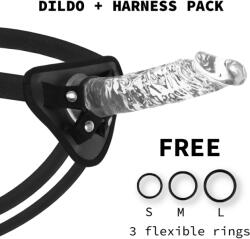 X-Ray Clear Strap-On X-ray Clear Cock 21 cm