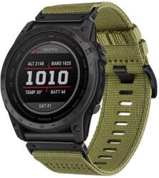 Ricardo Curea textilă Ricardo 22mm (pentru Garmin Fenix 8/7/6 (47mm), Epix 2 etc. ), verde, QuickFit