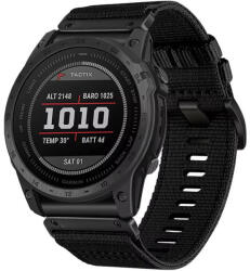 Ricardo Curea textilă Ricardo 22mm (pentru Garmin Fenix 8/7/6 (47mm), Epix 2 etc. ), negru, QuickFit