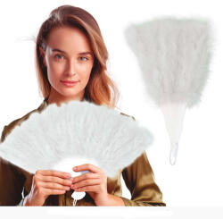 Fiestas Guirca Legyező fehér toll