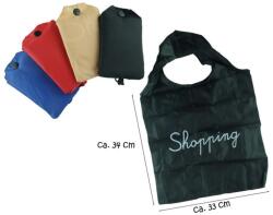 Magánkiadás Összecsukható "Shopping" bevásárlótáska 33 x 34 cm - Fekete