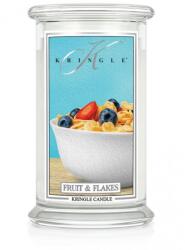 Kringle Candle Kringle Candle® Fruit & Flakes nagy üveggyertya 624 g