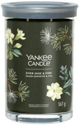 Yankee Candle Yankee Candle® Silver Sage & Pine Signature nagy poharas gyertya 567 g