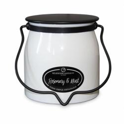Milkhouse Candle Milkhouse Candle® Rosemary & Mint Creamery Glow közepes üveggyertya 454 g
